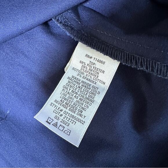 Madison & Berkeley Size M Navy Blue Midi Tank Dress Neutral Layering Minimalist - Picture 7 of 12